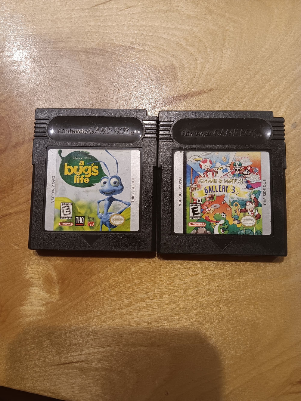 2 Nintendo Game Boy Cartridges